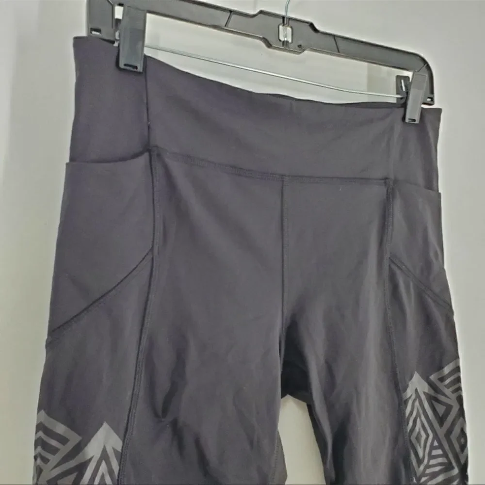 Lululemon Inkwell Reflective Stash It Crop Leggings 4